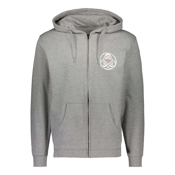 ENCE Basic Zipper Hoodie Grey - ENCE Shop